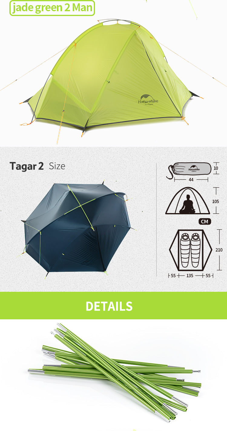 The Tagar - 1-2 person Ultralight Tent