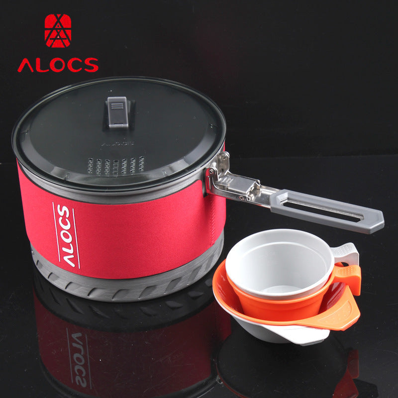 Alocs Fast-Heating Ultralight Camping Pot (1.3/2 L)